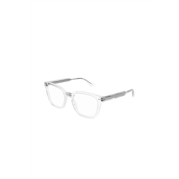 NEW GUCCI square plastic eyeglasses in crystal silver - Picture 1 of 1